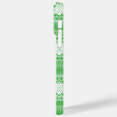 Coques Case-Mate iPhone Cosy sapin de Noël affreux pull à damiers motif (Verso / Gauche)