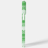 Coques Case-Mate iPhone Cosy sapin de Noël affreux pull à damiers motif (Verso / Droite)