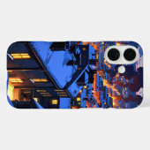 Coques Case-Mate iPhone Cosy Winter Village (Verso (horizontal))