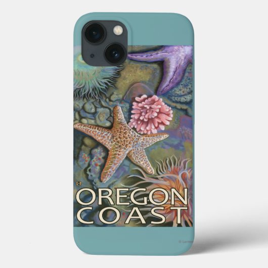 Coques Case-Mate iPhone Côte de l'Oregon Tidepool (Verso)