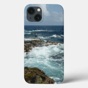 Coques Pour iPhone Côte rocheuse d'Aruba et océan bleu