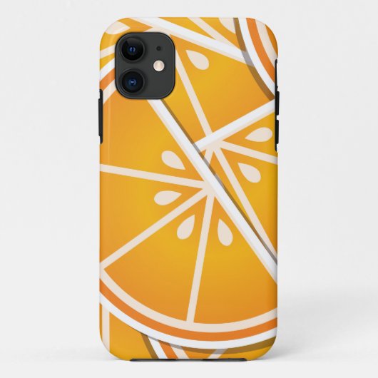 Coques Case-Mate iPhone Cotés orange funky (Dos)