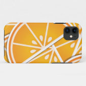 Coques Case-Mate iPhone Cotés orange funky (Dos (Horizontal))