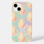 Coques Case-Mate iPhone Coton bonbon étoile poussière pêche turquoise viol (Verso)