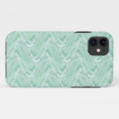 Coques Case-Mate iPhone Coton Candy Vert Abstrait (Dos (Horizontal))