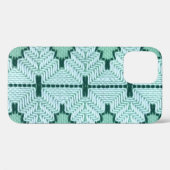 Coques Case-Mate iPhone Couchage en fil textile rétro, pulsation graphique (Verso (horizontal))
