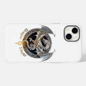 Coques Case-Mate iPhone Couche de dragon (Verso (horizontal))