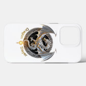Coques Case-Mate iPhone Couche de dragon (Verso (horizontal))