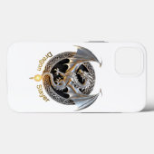 Coques Case-Mate iPhone Couche de dragon (Verso (horizontal))