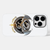 Coques Case-Mate iPhone Couche de dragon (Verso (horizontal))