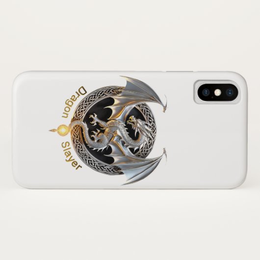 Coques Case-Mate iPhone Couche de dragon (Dos (Horizontal))