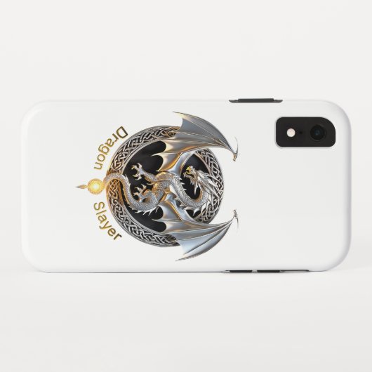 Coques Case-Mate iPhone Couche de dragon (Dos (Horizontal))