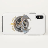 Coques Case-Mate iPhone Couche de dragon (Dos (Horizontal))
