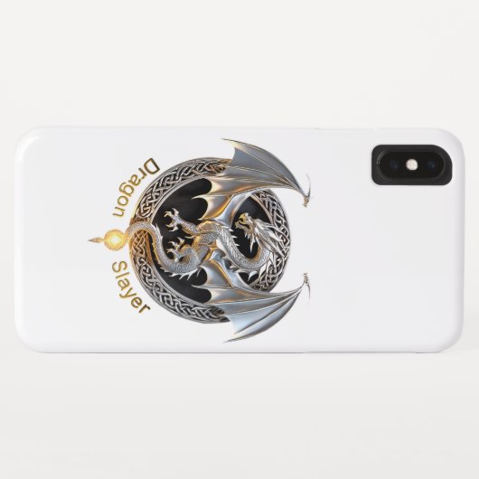 Coques Case-Mate iPhone Couche de dragon (Dos (Horizontal))