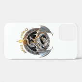 Coques Case-Mate iPhone Couche de dragon (Verso (horizontal))