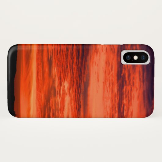 Coques Case-Mate iPhone Coucher de soleil (Dos (Horizontal))