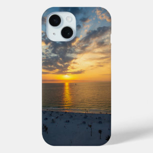 Coque Pour iPhone 15 Coucher de soleil à Clearwater Beach