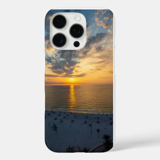 Coques Case-Mate iPhone Coucher de soleil à Clearwater Beach (Verso)