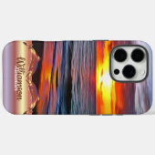 Coques Case-Mate iPhone Coucher de soleil à Puerto 1739 (Verso (horizontal))