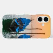 Coques Case-Mate iPhone Coucher de soleil à Venise (Verso (horizontal))