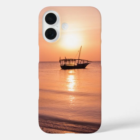Coques Case-Mate iPhone Coucher de soleil à Zanzibar (Verso)