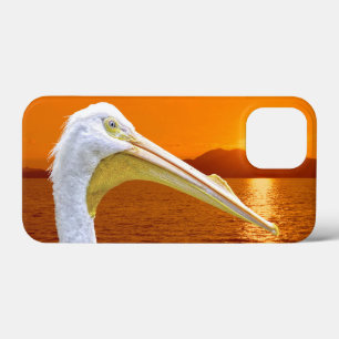 Case-Mate iPhone Case Coucher de soleil américain de Pélican blanc à Cor