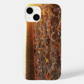 Coques Case-Mate iPhone Coucher de soleil au champ de citrouilles (Verso)