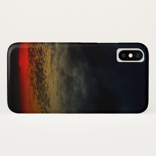 Coques Case-Mate iPhone Coucher de soleil avant la tempête (Dos (Horizontal))