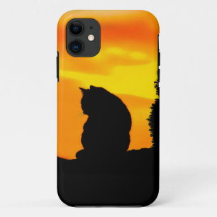 Case-Mate iPhone Case Coucher de soleil avec chat