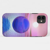 Coques Case-Mate iPhone Coucher de soleil bleu (Dos (Horizontal))