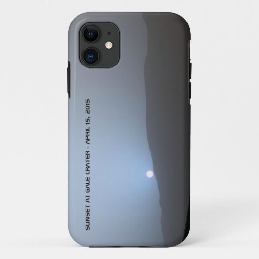 Coques Case-Mate iPhone Coucher de soleil bleu martien (Dos)