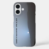 Coques Case-Mate iPhone Coucher de soleil bleu martien (Verso)