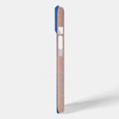 Coques Case-Mate iPhone Coucher de soleil cyan et Saumon (Verso / Gauche)