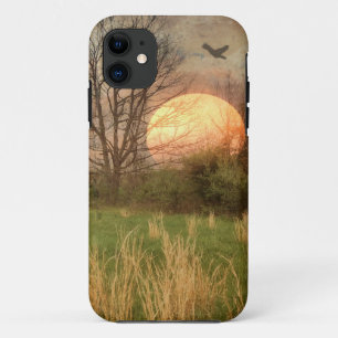 Case-Mate iPhone Case Coucher de soleil de Country Meadow