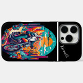 Coques Case-Mate iPhone Coucher de soleil de Desert Rider (Verso (horizontal))