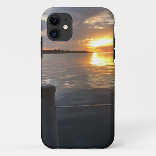 Coques Case-Mate iPhone Coucher de soleil de la jetée (Dos)