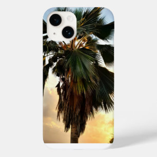 Coque Pour iPhone 14 Coucher de soleil de palme tropical - iPhone/coque