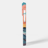 Coques Case-Mate iPhone Coucher de soleil de plage tropicale sur mesure (Verso / Gauche)