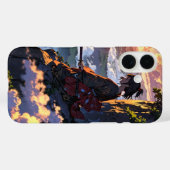 Coques Case-Mate iPhone Coucher de soleil de Samurai (Verso (horizontal))