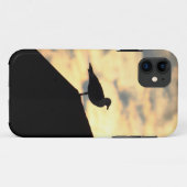 Coques Case-Mate iPhone Coucher de soleil de Sea Gull (Dos (Horizontal))