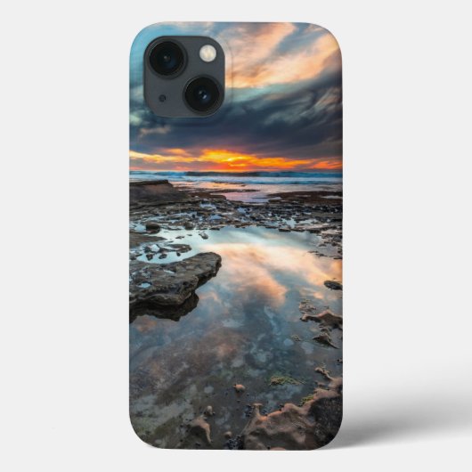 Coques Case-Mate iPhone Coucher de soleil des marées (Verso)