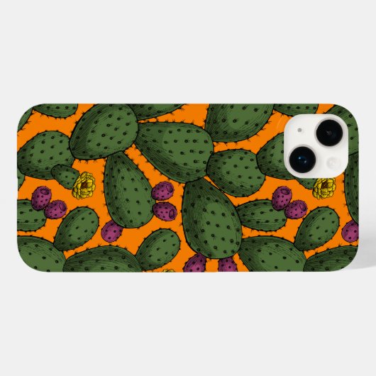 Coques Case-Mate iPhone coucher de soleil du désert (Verso (horizontal))