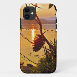 Coque Case-Mate Pour iPhone Coucher de soleil du lac Pinecone