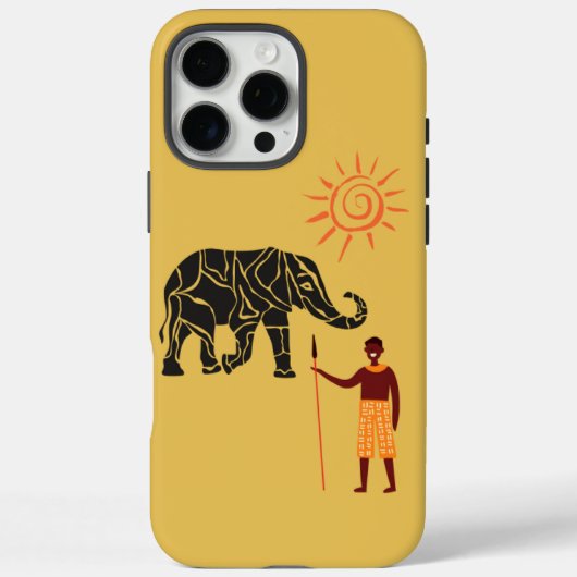 Coques Case-Mate iPhone Coucher de soleil en Afrique (Verso)