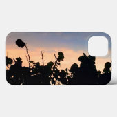 Coques Case-Mate iPhone Coucher de soleil en dentelle noire (Verso (horizontal))