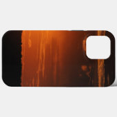 Coques Case-Mate iPhone Coucher de soleil-horizon-nuages-forêt- (Verso (horizontal))