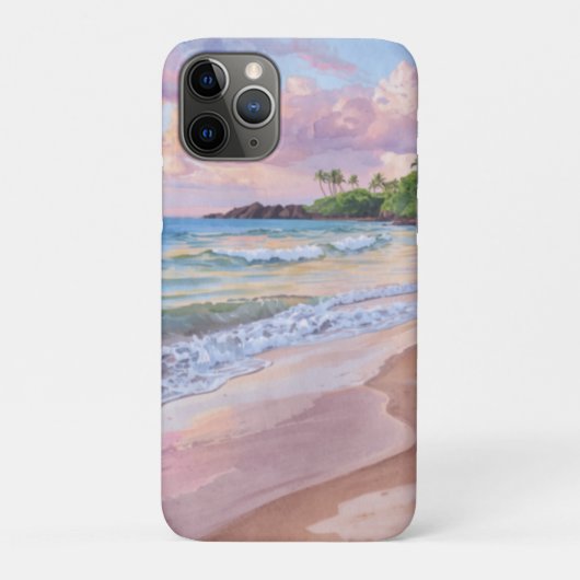 Coques Case-Mate iPhone Coucher de soleil rose Hawaï (Dos)