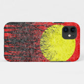 Coques Case-Mate iPhone Coucher de soleil rouge | Peinture Abstraite #2 (Dos (Horizontal))