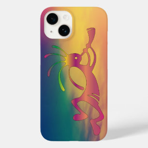 Coque Pour iPhone 14 Coucher de soleil Sud-Ouest Kokopelli