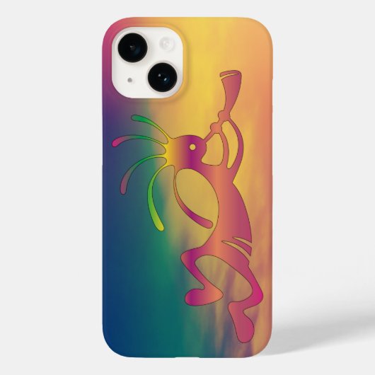 Coques Case-Mate iPhone Coucher de soleil Sud-Ouest Kokopelli (Verso)